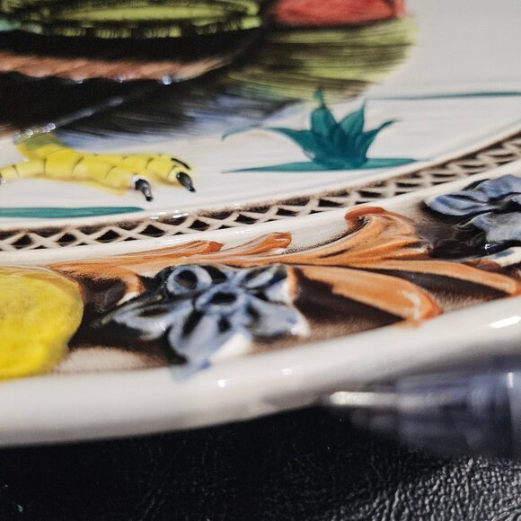 Large Vintage Decorative Turkey Platter, Thanksgiving, Holiday, Serving Platter - Picture 10 of 10